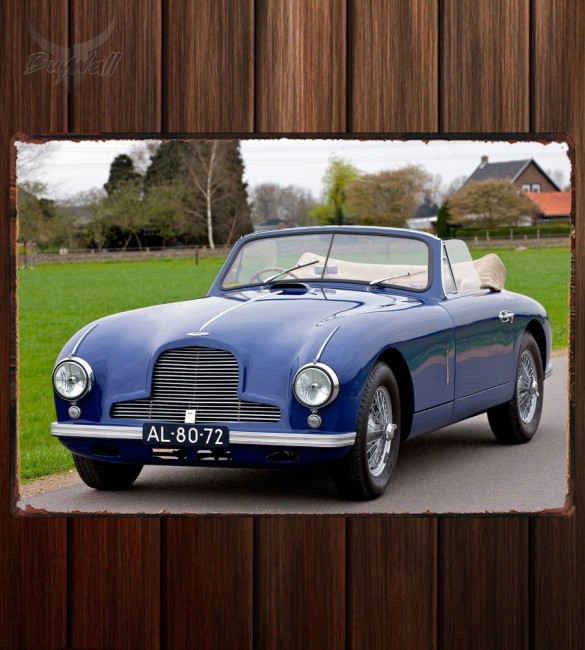 Металлическая табличка Aston Martin DB2 Vantage Drophead Coupe Металлическая табличка Aston Martin DB2 Vantage Drophead Coupe